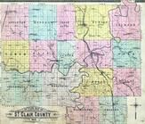 St. Clair County Outline Map, St. Clair County 1905c
